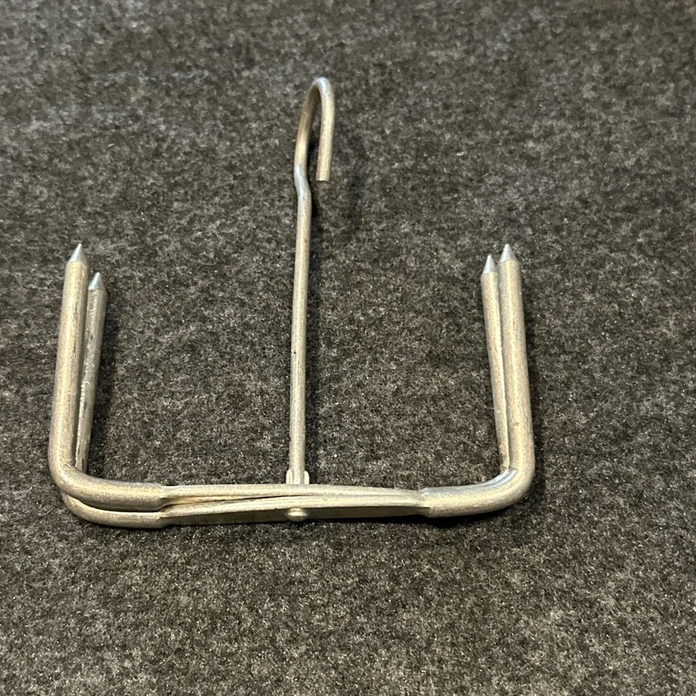 4 Prong Baking Potato Aluminum Rack Holder Vintage